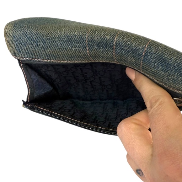 Dior Vintage Denim Wallet - Picture 4 of 15